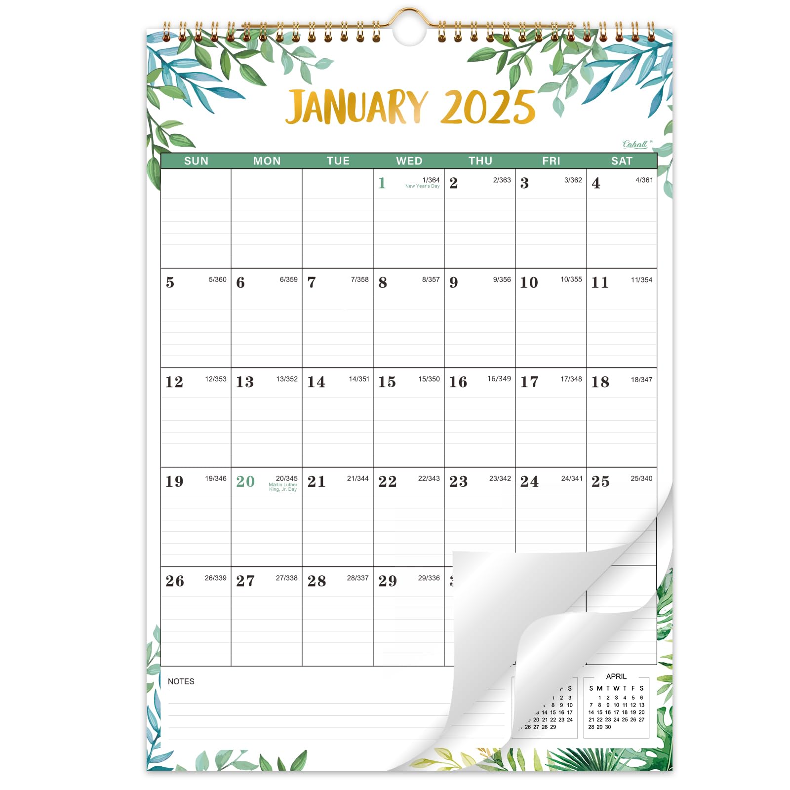 amazon-com-2025-calendar-2025-wall-calendar-january-2025-december-2025-12-x-17-monthly-calendar-2025-with-julian-dates-twin-wire-binding-office-products