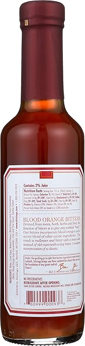 Stirrings Amargo de Cóctel de Naranja Sangre, 355 ml miniatura 2