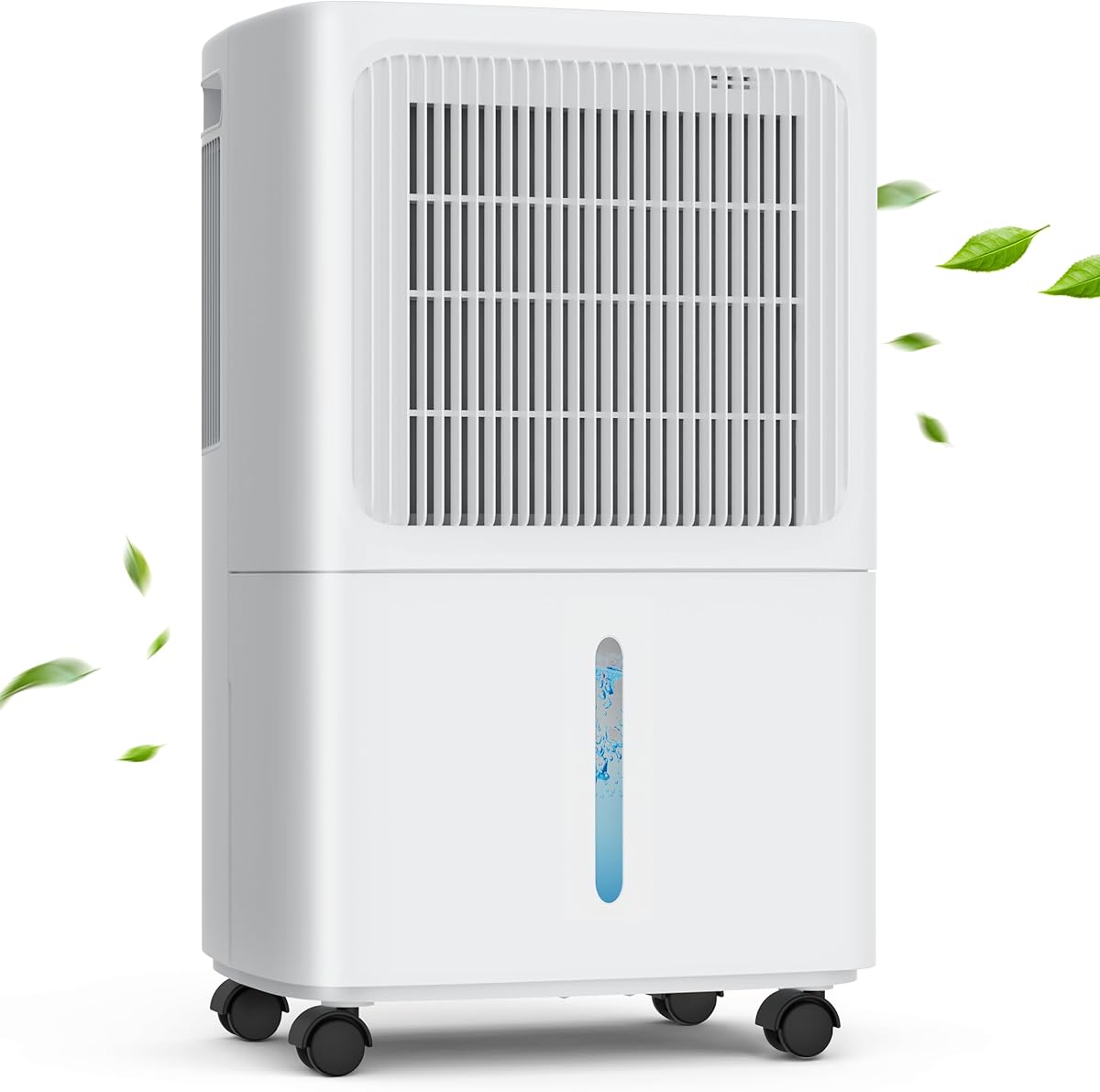 LEENON Dehumidifiers for Home 12L/Day Compressor Dehumidifier for Bedroom with Ultra-Quiet Sleep Mode Drying Clothes, Auto Off, 24H Timer, Continuous Drainage, Humidity Sensor, for Basement Home Damp