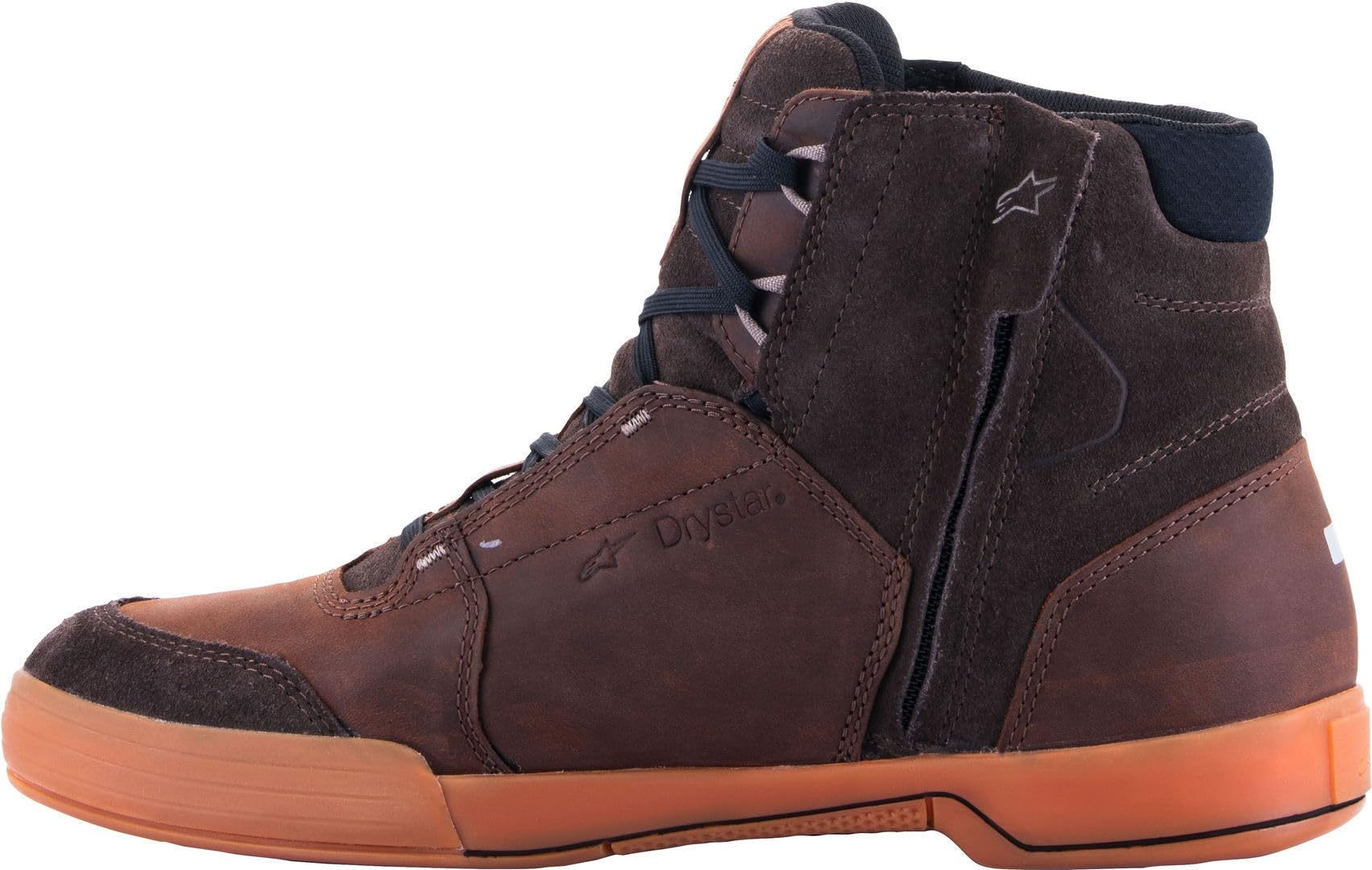 Alpinestars Chrome Crafted Drystar Scarpe da moto impermeabili, marrone, 12 (45.5)