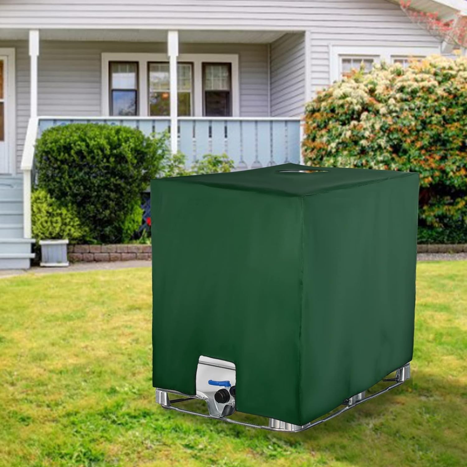 Housse De Protection Pour Réservoir IBC 1000 Litres Couleur Vert Dimensions 120x100x116 Cm 91814439 Housse De Protection Pour Réservoir IBC 1000 Litres Couleur Vert Dimensions 120x100x116 Cm 91814439