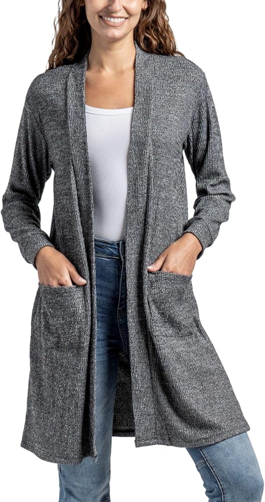 Hello Mello Lounge Cardigan Classic Soft Lightweight Open Front
