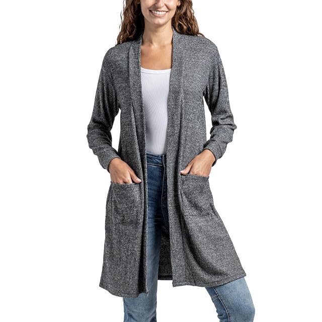 Hello Mello Lounge Cardigan Classic Soft Lightweight Open Front Sweater for Women Girls