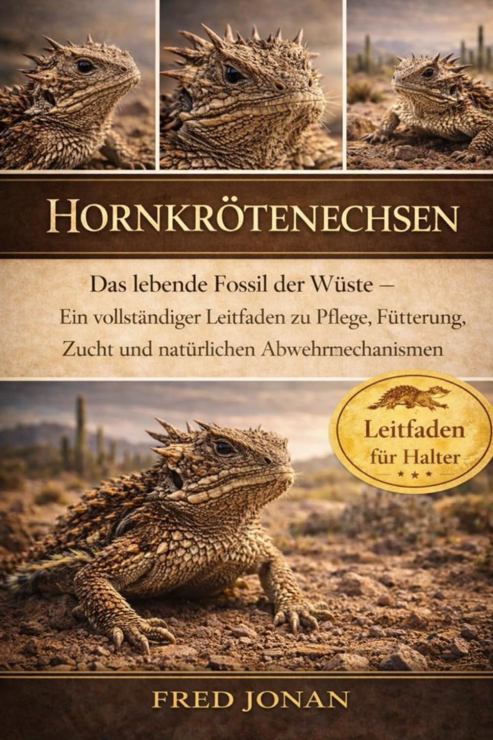 HORNKRÖTENECHSEN: Das lebende Fossil der Wüste – Ein vollständiger Leitfaden zu Pflege, Fütterung, Zucht und natürlichen Abwehrmechanismen
