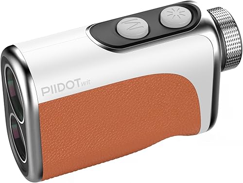 PIIDOTwit Range Finder Golf con pendiente, 1200 yardas de alta precisión con bloqueo de asta de bandera láser telémetro de golf con función de