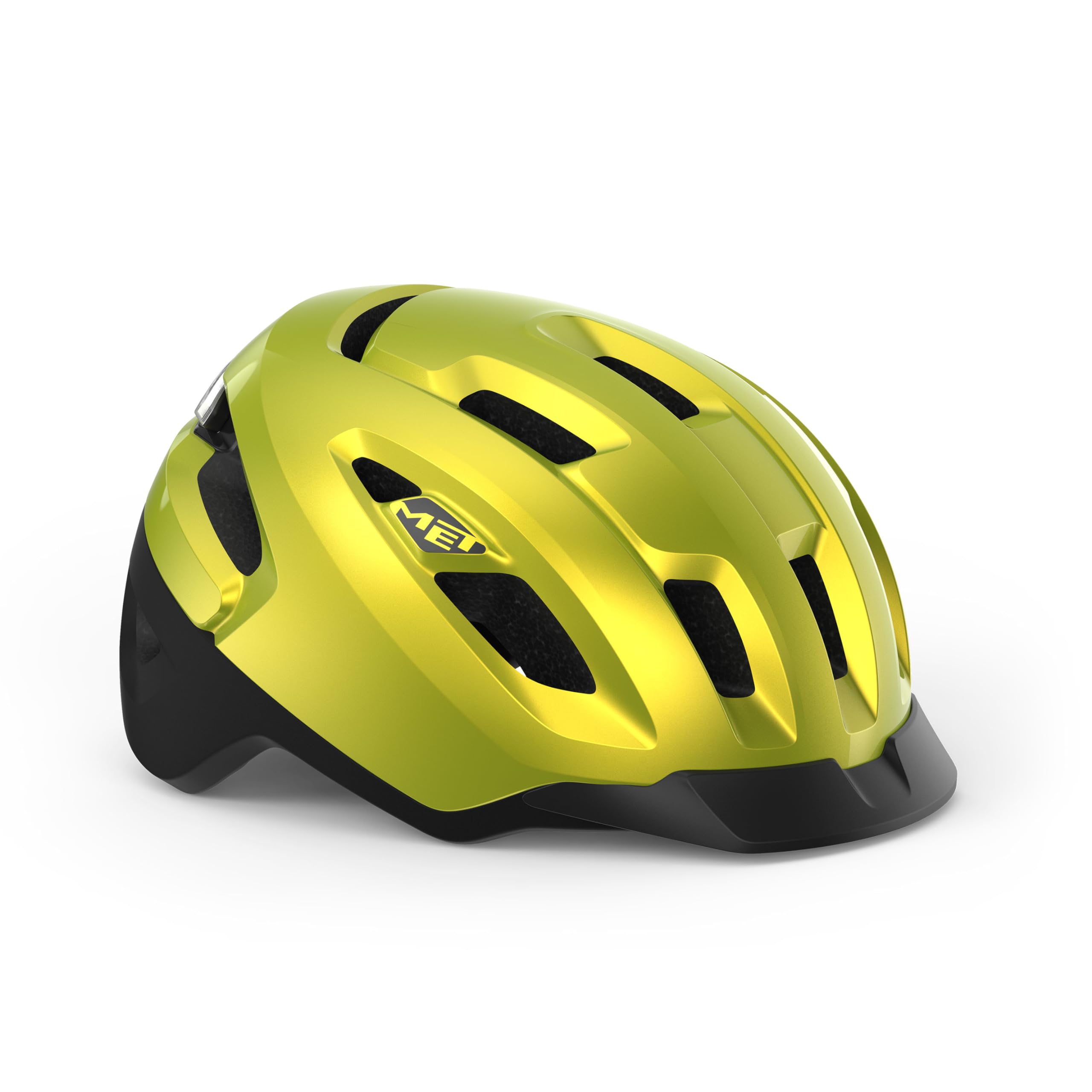 Met Lime Yellow |Matt Glossy Urbex Mips With Led Light E-Bike Urban Helmet