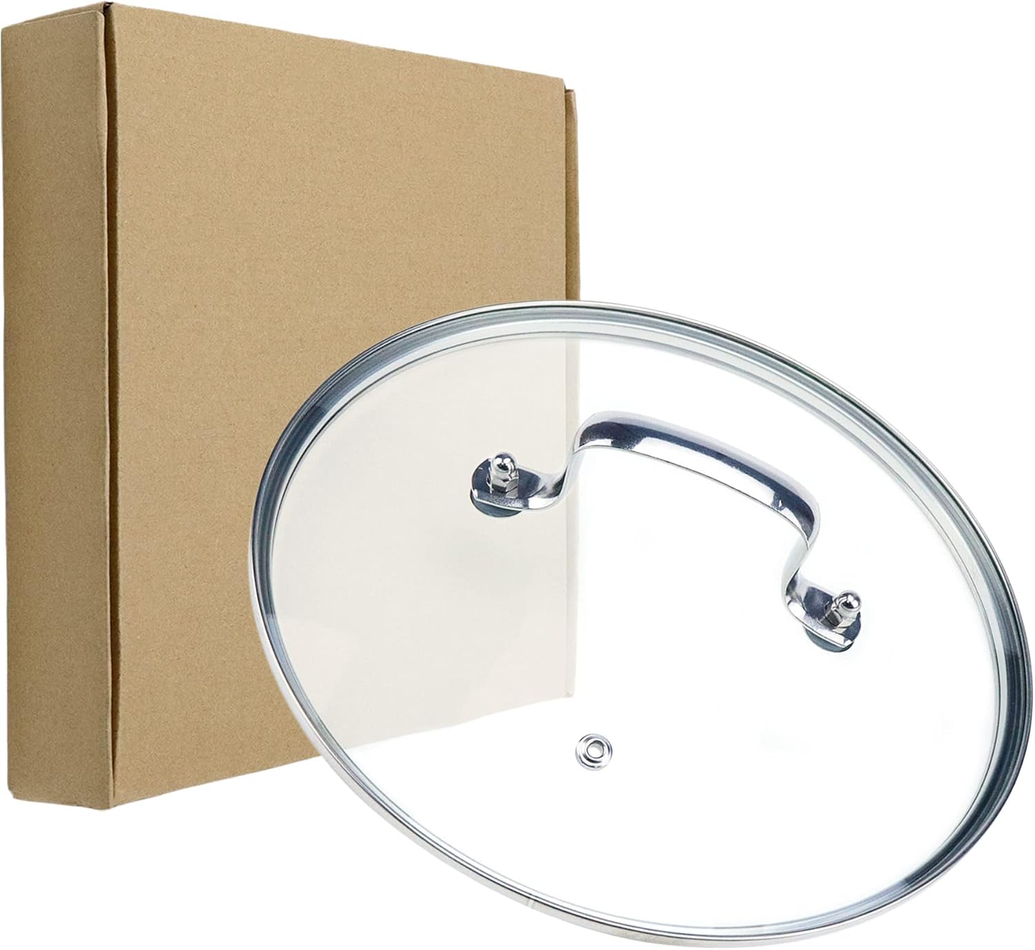 HEVSTIL Tempered Glass Lid,9inch /23cm Clear Glass Pot Lid