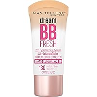Vista 10 de Maybelline - Crema Dream BB Fresh, hidratante para la piel, 8 en 1, bálsamo de belleza, perfector de la piel, con amplio espectro SPF 30, cobertura
