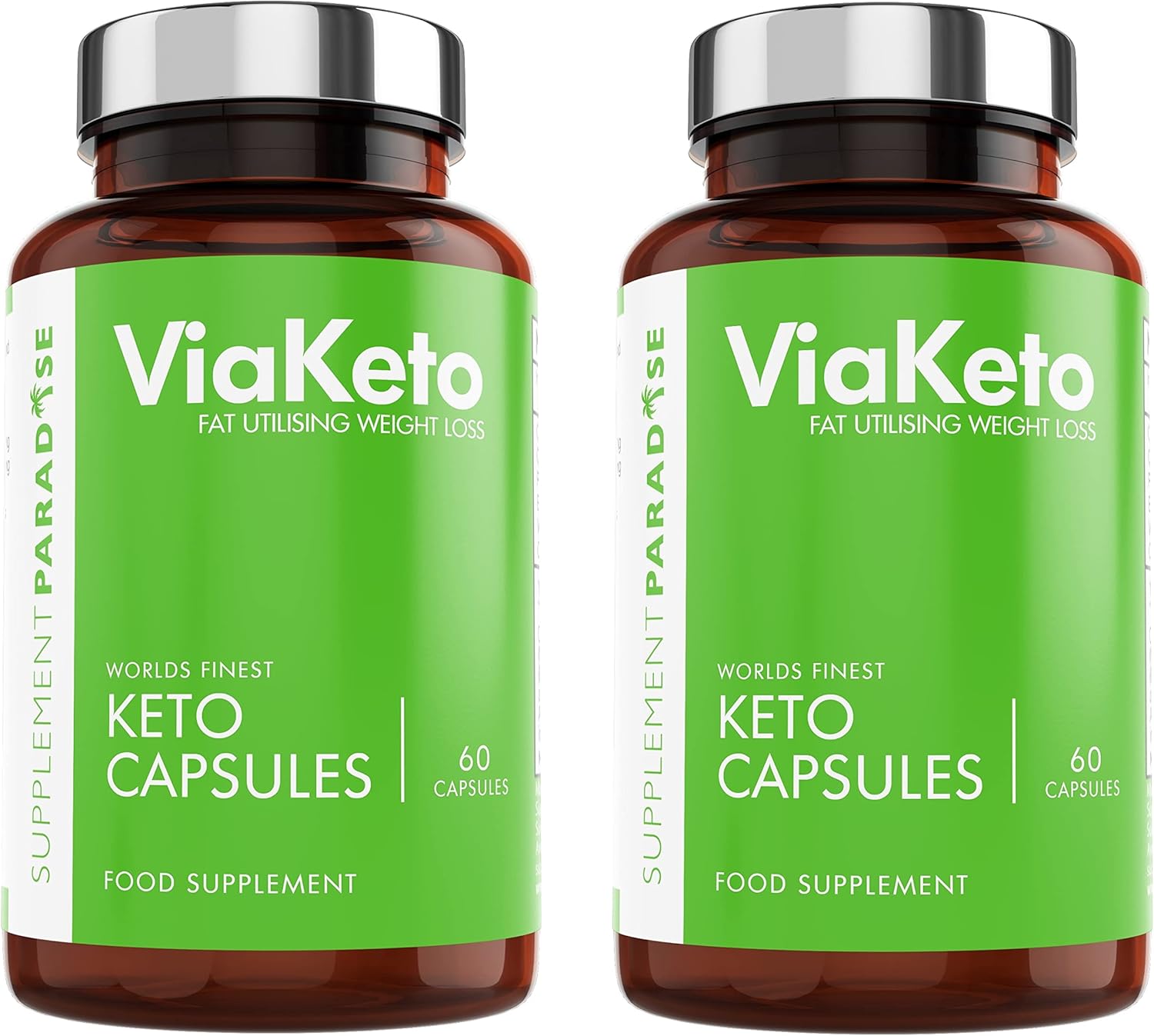 Via Keto Weight Loss Diet Pills (120 Capsules) Enriched with Vitamins Supplement paradise