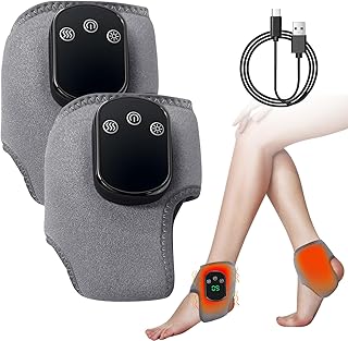 Neamova 3-In-1-Fußmassager, Foot Massage FussmassagegeräT Elektrisch 3 Modi Und 5 WäRmestufen,Portable Cordless Ankle Massagers (2 Produkte)