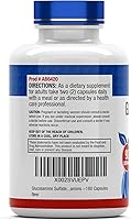 Vista 7 de tnvitamins Cápsulas de sulfato de glucosamina de 2000 mg (180 unidades) Suplemento de apoyo articular para mujeres y hombres Producido