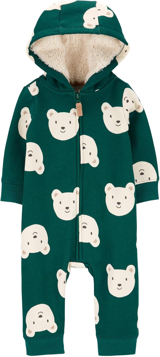 Carter’s Baby Boys’ Hooded Jumpsuit