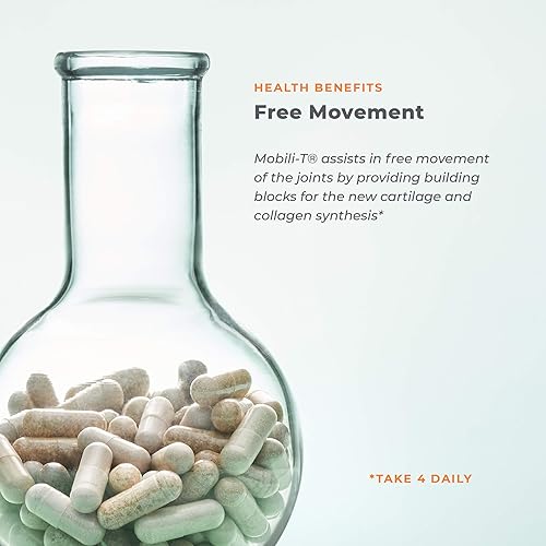 Miniatura 9 de Life Seasons Mobili-T - Suplemento de apoyo articular - Reduce la inflamación y los dolores - Aumenta el rango de movimiento - Reconstruye tejido y