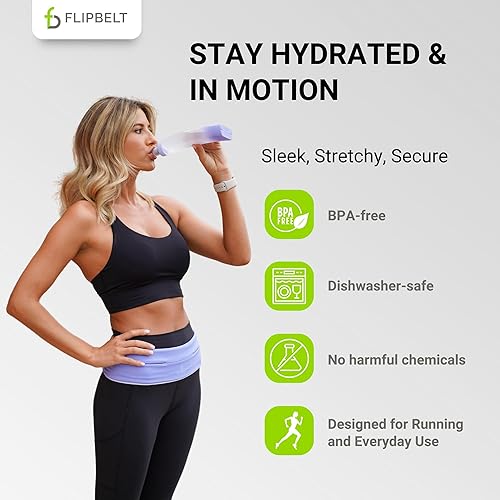 Miniatura 4 de FlipBelt Portable Lightweight Running Water Bottle