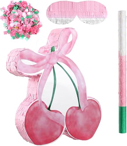 Miniatura 7 de Piñata de pescado con palo, venda y confeti, piñata en forma de pez para ir de pesca, fiesta, temática de animales, decoraciones de cumpleaños para