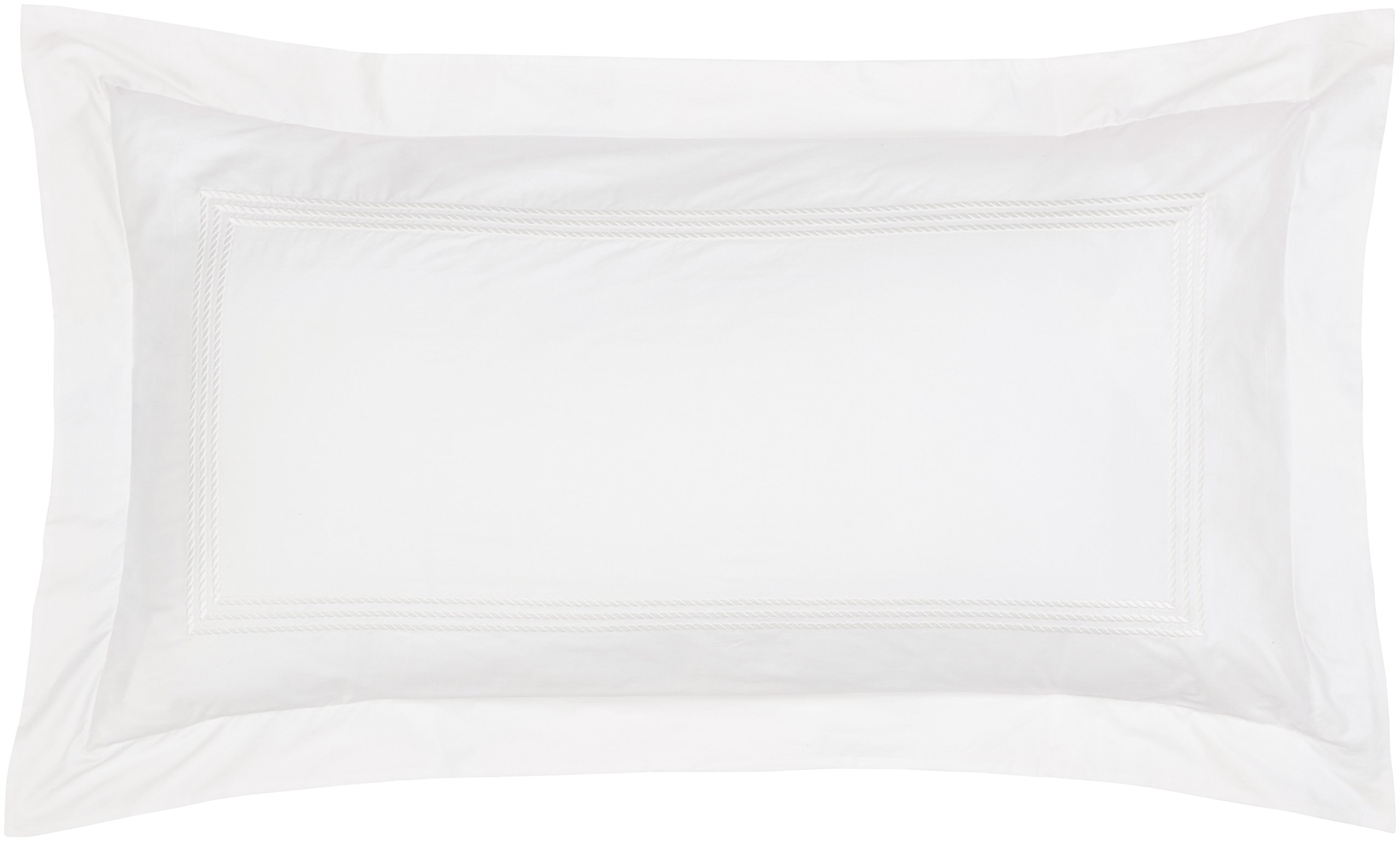 Downright Windsor Pillow Sham – 100% Cotton Sateen – 400 Thread Count – King 20