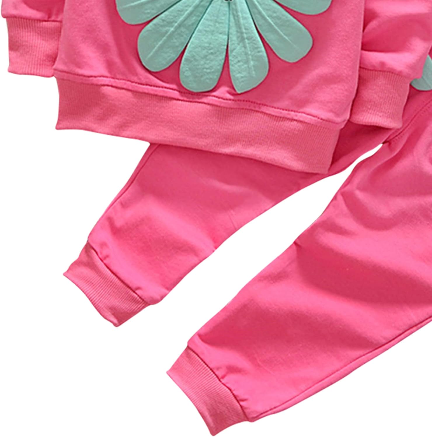 Toddler Baby Girls Sunflower Clothes Set Long Sleeve Top and Pants 2pcs Outfits Fall Clothes - Image 3