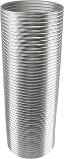 Awoco 8 Inches Diameter x 6 Feet Long Semi-Rigid Flexible Aluminum Duct - Ideal for Kitchen, Bathroom, Range Hood Venting (6 ft x 1 pcs)