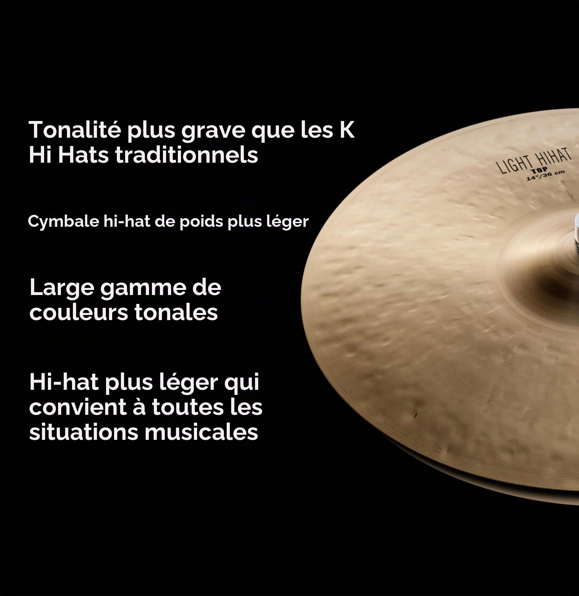 Zildjian K Zildjian Series - 14" Light Hi-Hat Cymbals - Pair