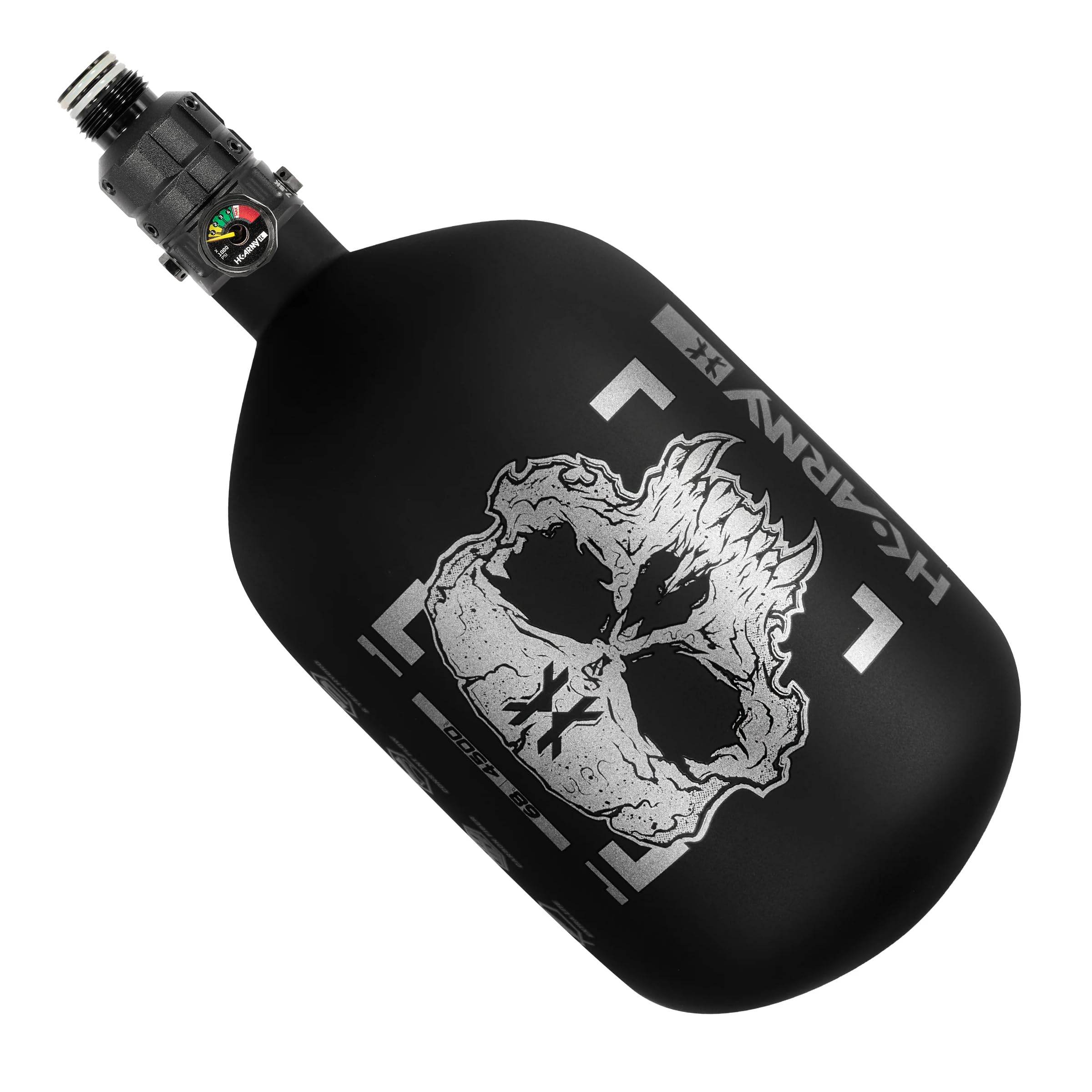 HK Army HPA Paintball Tank - Lightweight Pro Alpha Air Carbon Fiber Compressed Air Tank PRO Reg 4500psi