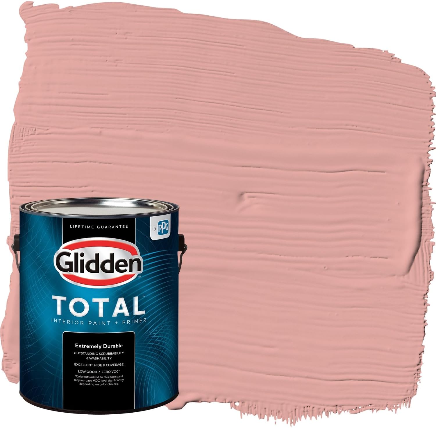 Glidden Total Interior Wall Paint & Primer AllinOne, Coral Cove/Pink