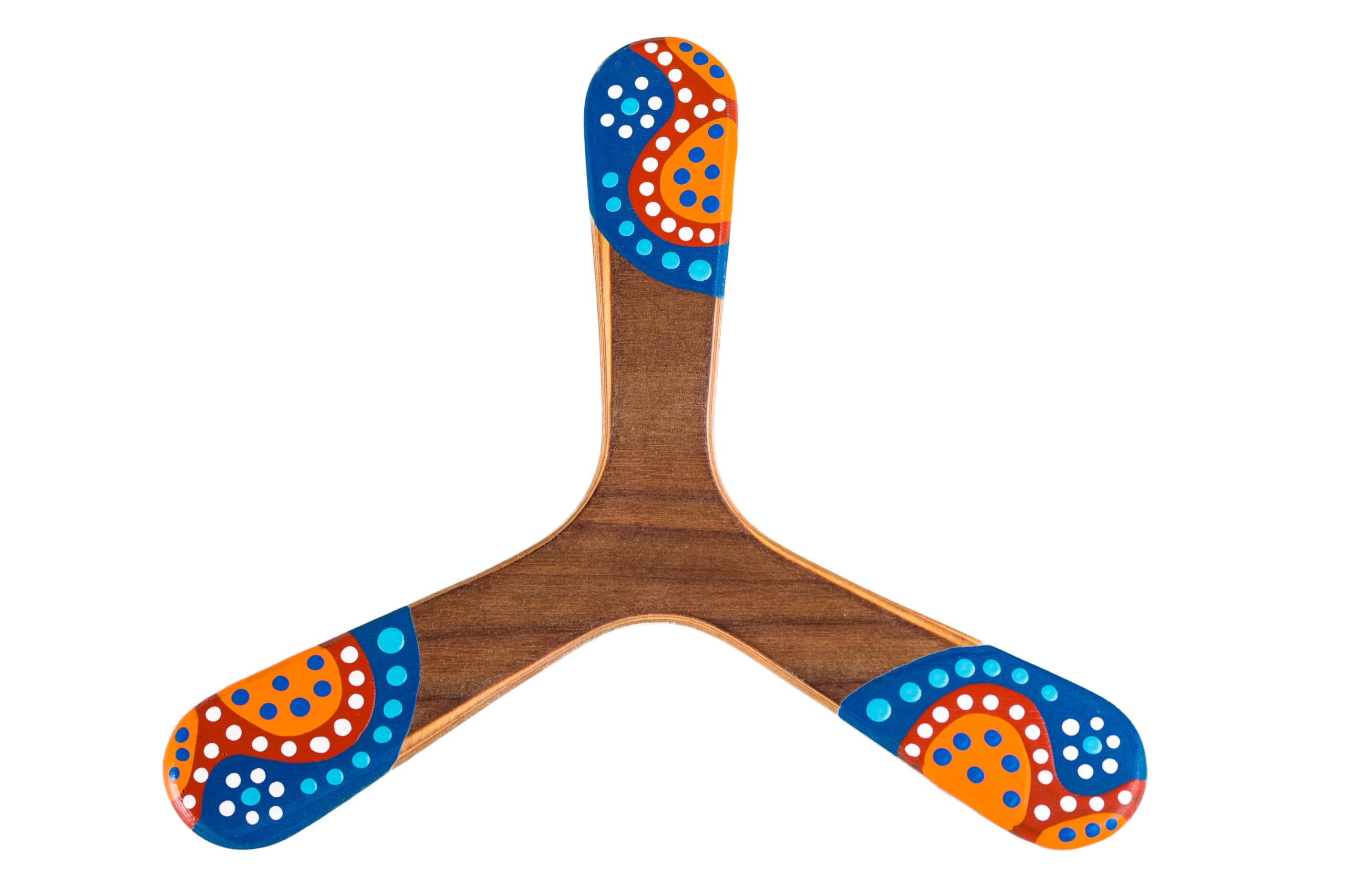 Boomerang en bois pour débutants Warukay gaucher au parc