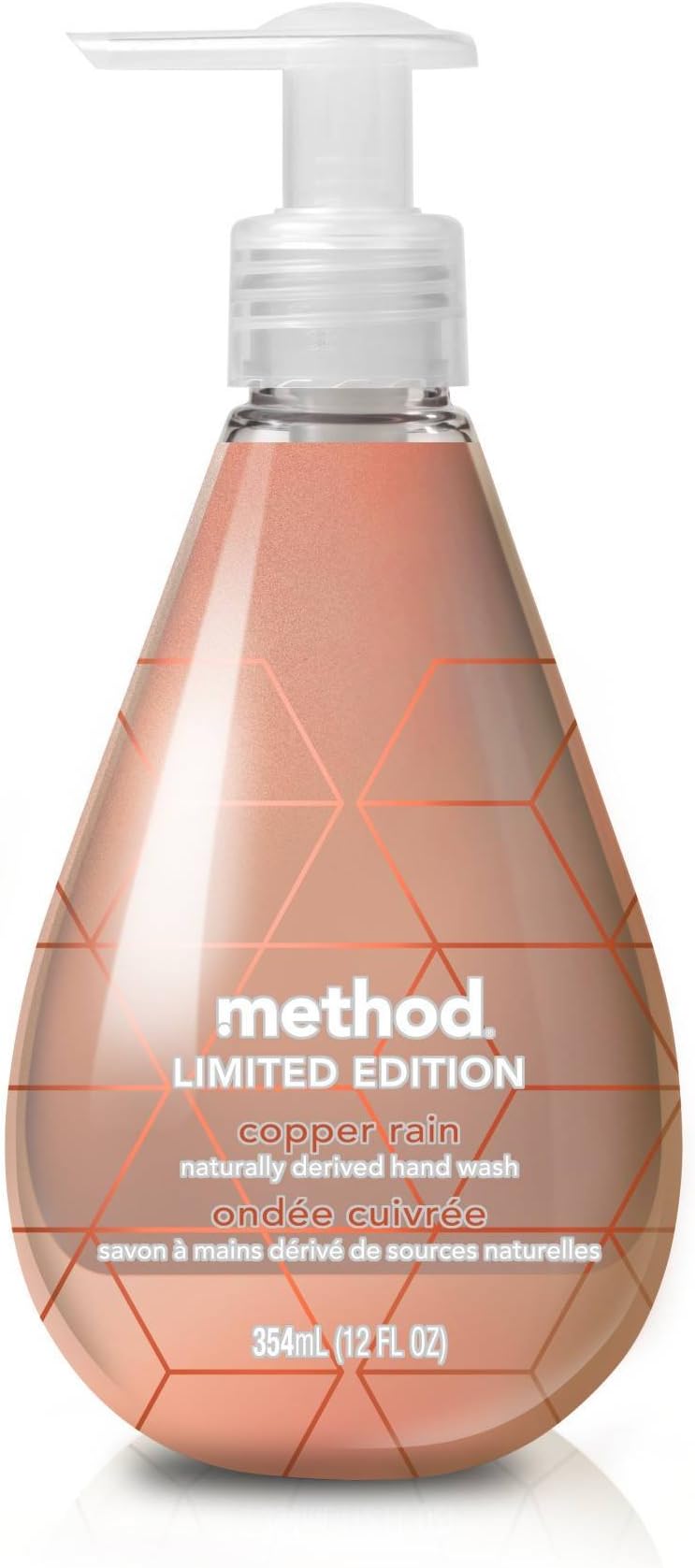 Method Urban Metallic Gel Hand Wash Copper Rain 12oz, pack of 1