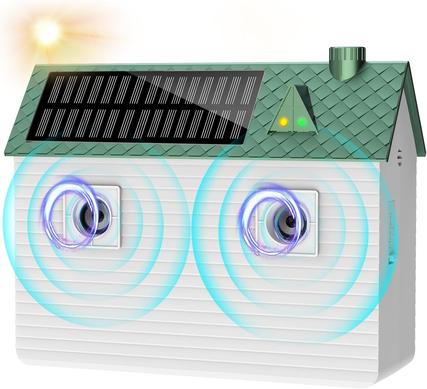 tuncate® New Anti Barking Device, Outdoor Solar Weatherproof Dog Bark Deterrent Devices - Effective, Safety, Humane Solution for All Dog Sizes(L) - Amazon product rated Grade B