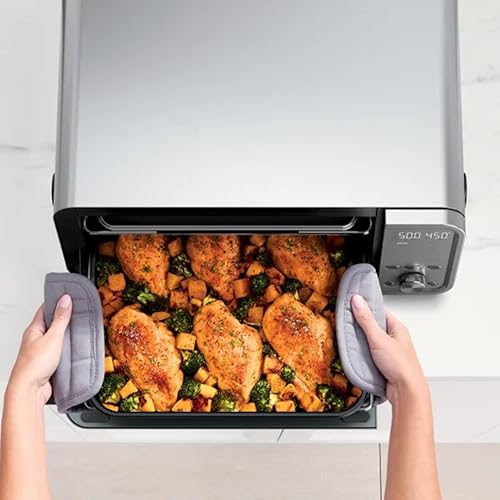 Miniatura 6 de Ninja Flip - Horno tostador 10 en 1 y freidora de aire, horno de encimera de 17 cuartos de galón, 1800 W, hasta 500 F, freír al aire, asar al aire,