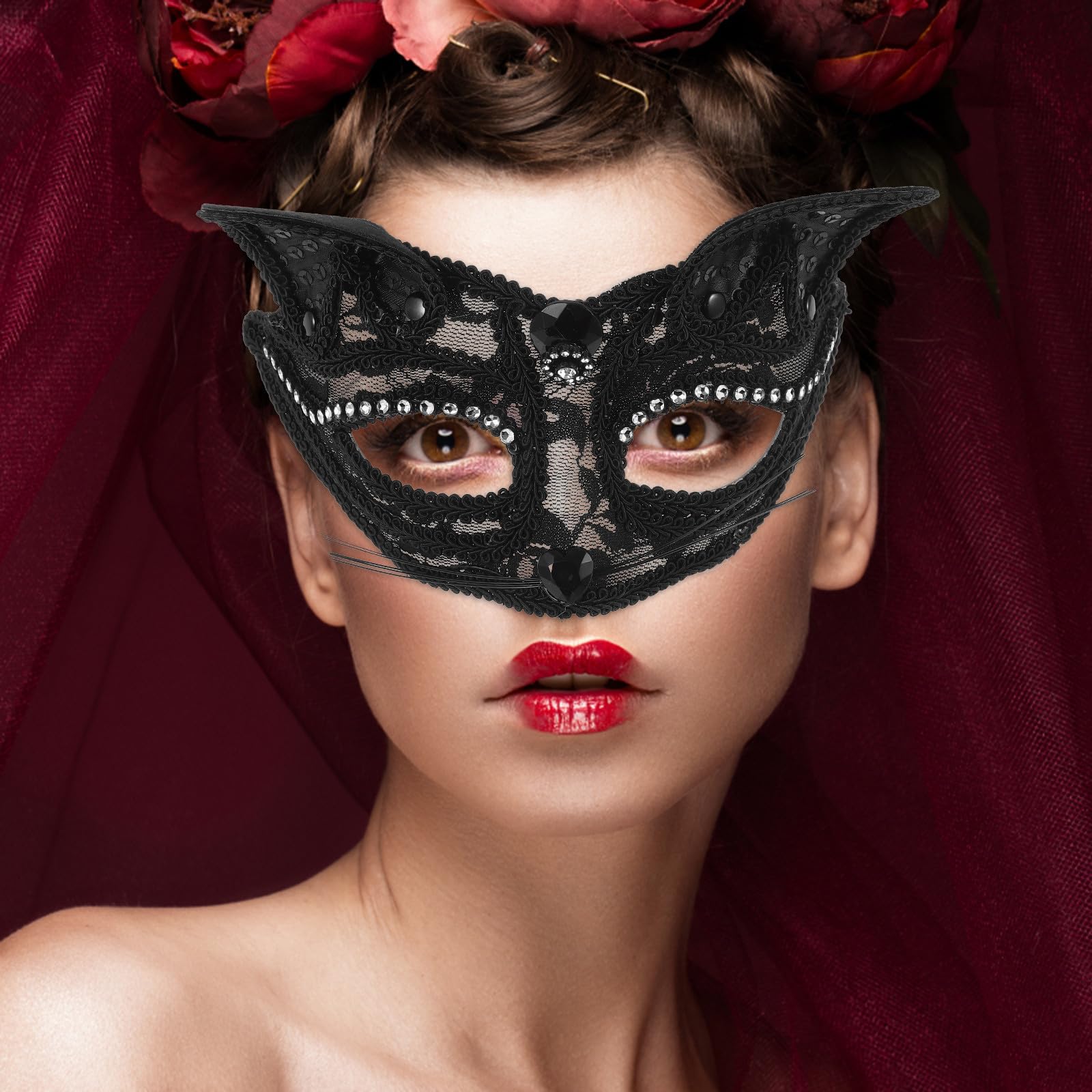 TOYANDONA 10 Unidades Máscara de Animal Decorativa Ligera para Cosplay y