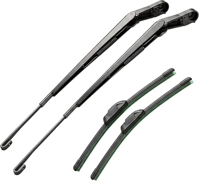 Kit de braços e palhetas do limpador de para-brisa dianteiro canyease para Ford F-150, Lobo, Expedition, F-250 a F-550 e Lincoln Navigator – 2 braços e 2 palhetas