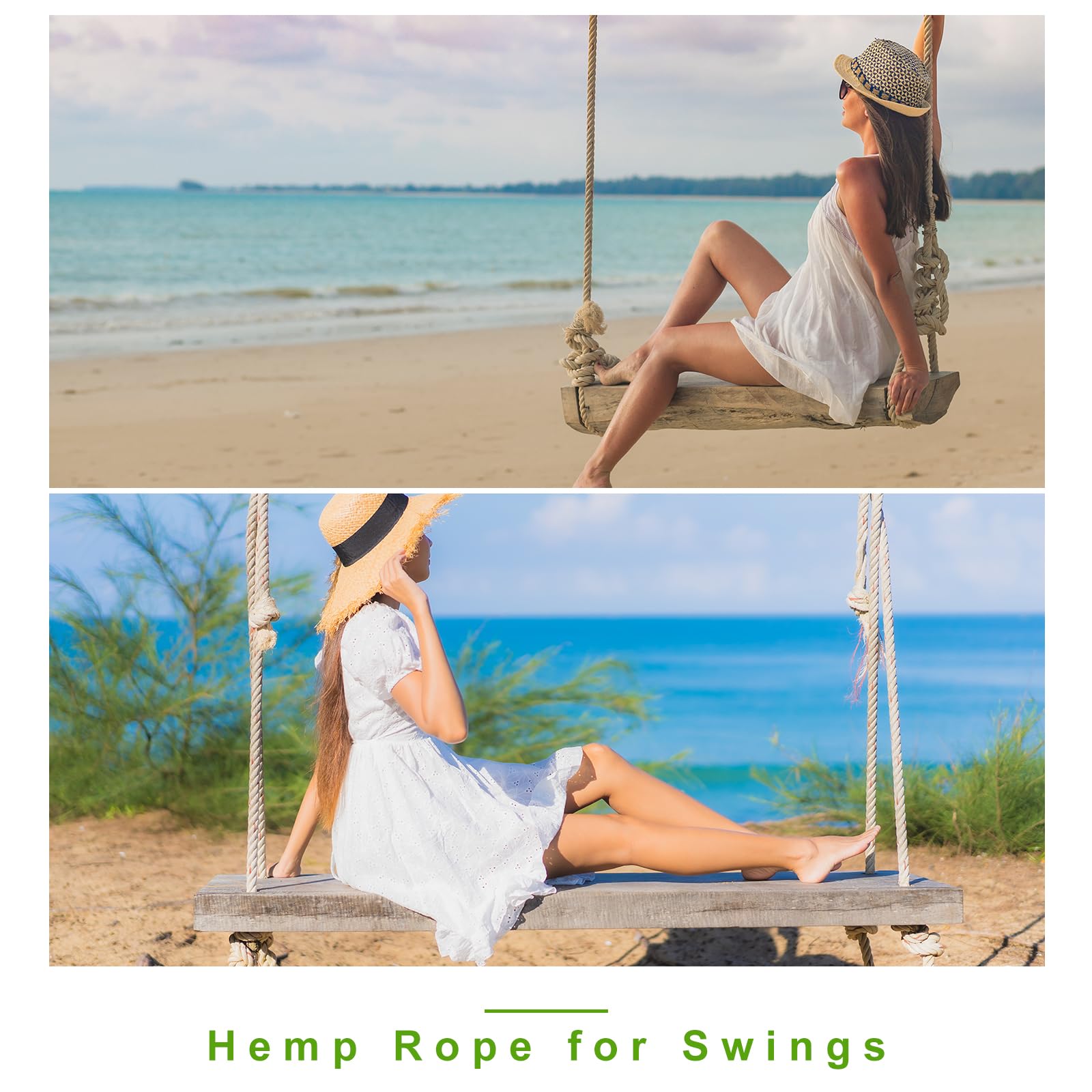 Corda Di Iuta 6 Mm X 10 M - Per Altalene, Artigianato, Giardinaggio E Lavori Pesanti