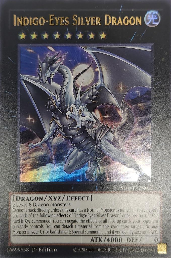 Amazon.com: Indigo-Eyes Silver Dragon - SDWD-EN032 - Ultra