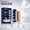 Kixios Shoe Cleaning Kit with 150 ml Sneaker Foam Cleaner Liquid & Wooden Mini Brush | White Shoe Cleaning Kit | Safe for All Sneaker Materials, Suede, Rubber,Leather | (Pack of 1) gallery image