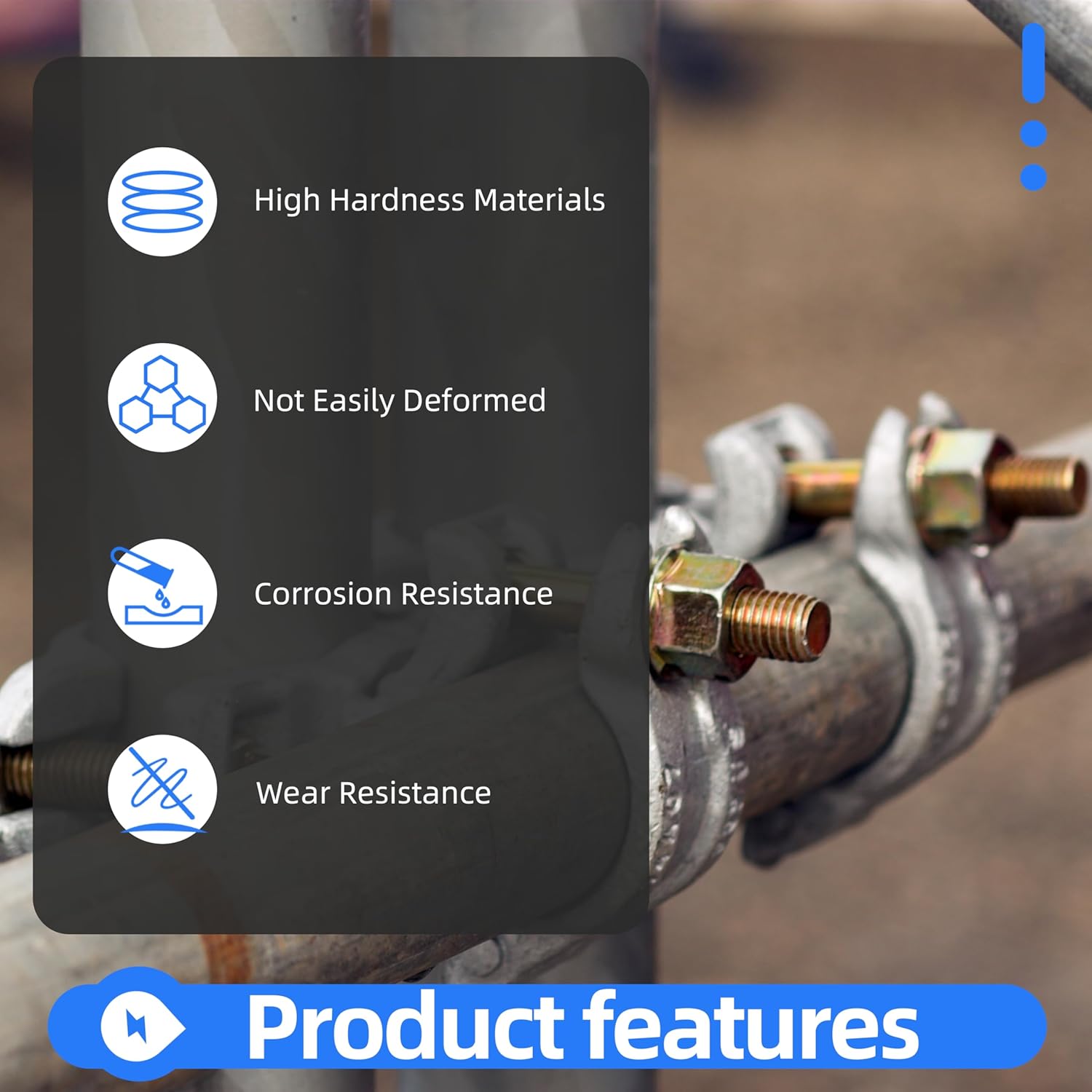 608 PCS Grade 8 Bolts and Nuts Assortment Kit, 1/4-20, 5/16-18, 3/8-16, 1/2-13, SAE Heavy Duty Hex Bolts Nuts Washers Assortment Kit