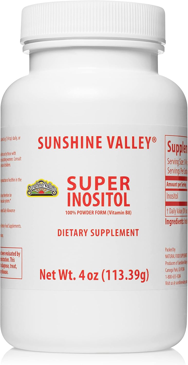 Sunshine Valley Super Inositol Vitamin B8 Powdered Dietary Supplement : Health & Household