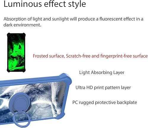 Miniatura 3 de jioeuinly HotPepper Chilaca - Funda compatible con chilaca picante de 6.5 pulgadas, con protector de pantalla de vidrio templado, policarbonato duro