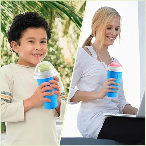 Miniatura 6 de Taza de Fabricante de Slushie, Tazas de Slushie, Fabricante de Helados, Tazas de Licuados Congelados Rápidos Mágicos, Taza de Enfriamiento, Regalos