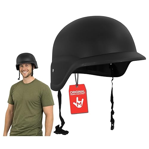 Morph Black Replica Airsoft Tactical Combat Helmet for Adults Costume