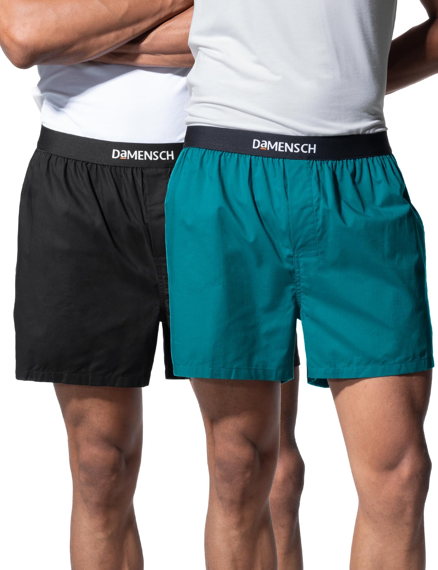 Men's Regular Fit Cotton Breeeze Ultra Light Inner Boxers | 100% Cotton Men Innerwear, Boxer Shorts, Innerwear Men, Men Underwear, Man Shorts-Cape Black,Havana Blue-L