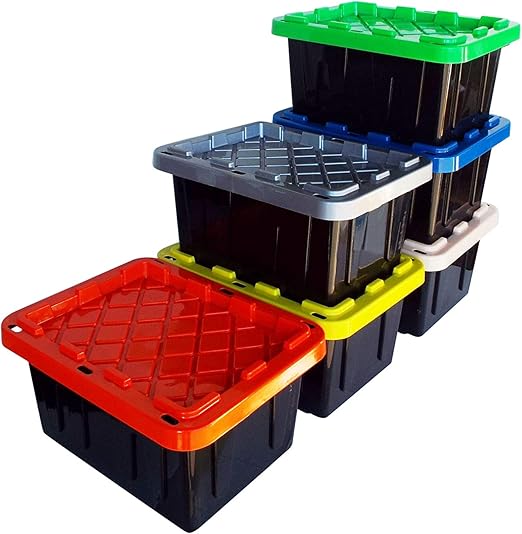small plastic totes