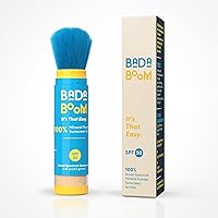 Vista 1 de Bada Boom Polvo protector solar translúcido mineral, cepillo en SPF 50 para niños y piel sensible