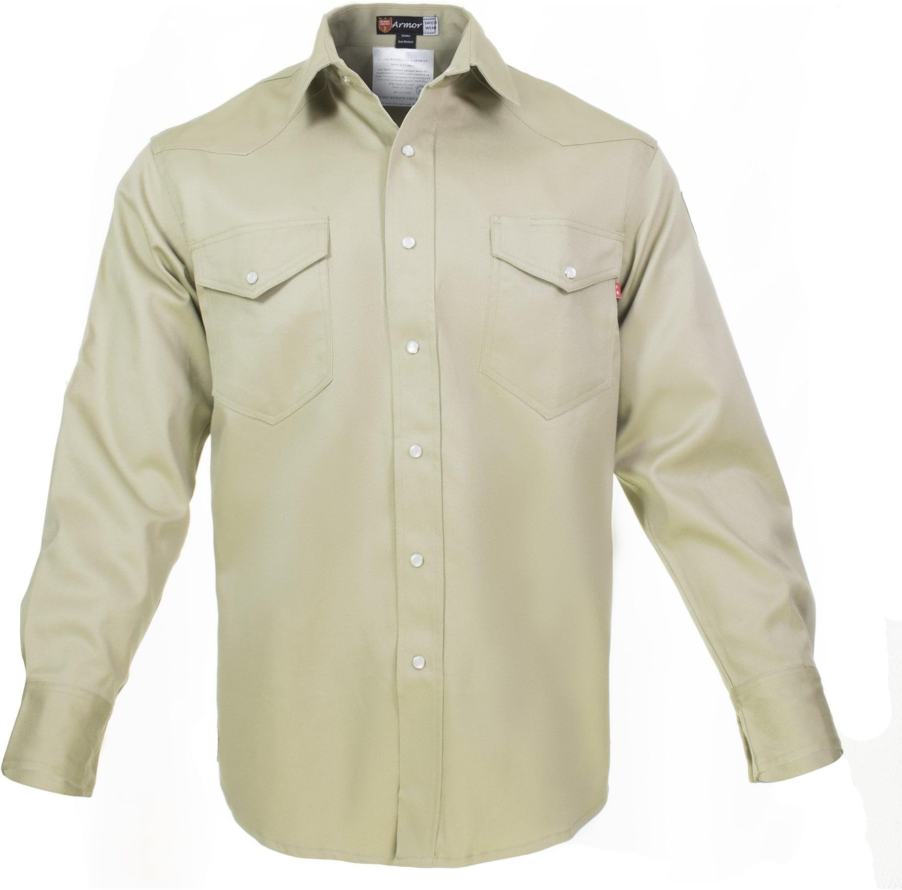 Just In TrendFlame Resistant FR Welding Shirt - 100% C - 9 oz