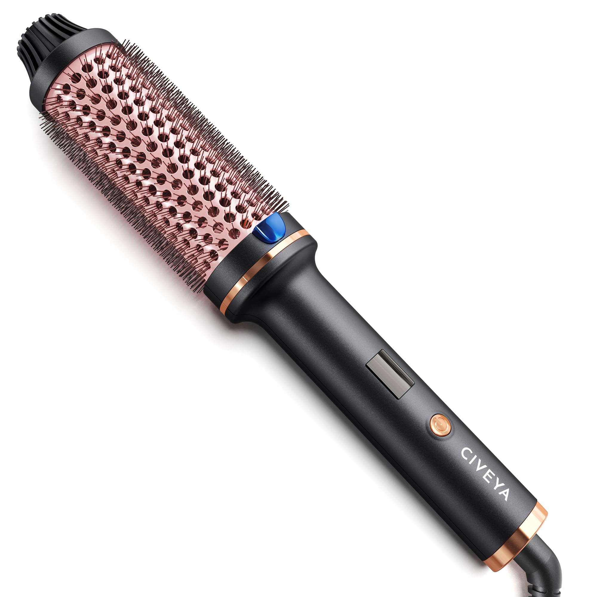 Thermal Round Brush 1 1/2 Inch, Volumizing Heated Round Brush, Pink