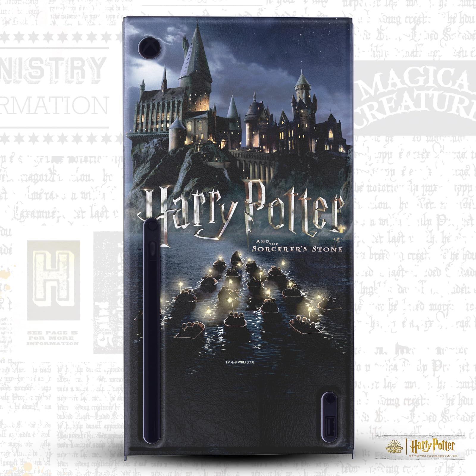 Head Case Designs Sous Licence Officielle Harry Potter Château Graphiques Enveloppement De Console De Jeu Et Skins Pour Manette De Jeu Ensemble compatible avec Xbox Series X