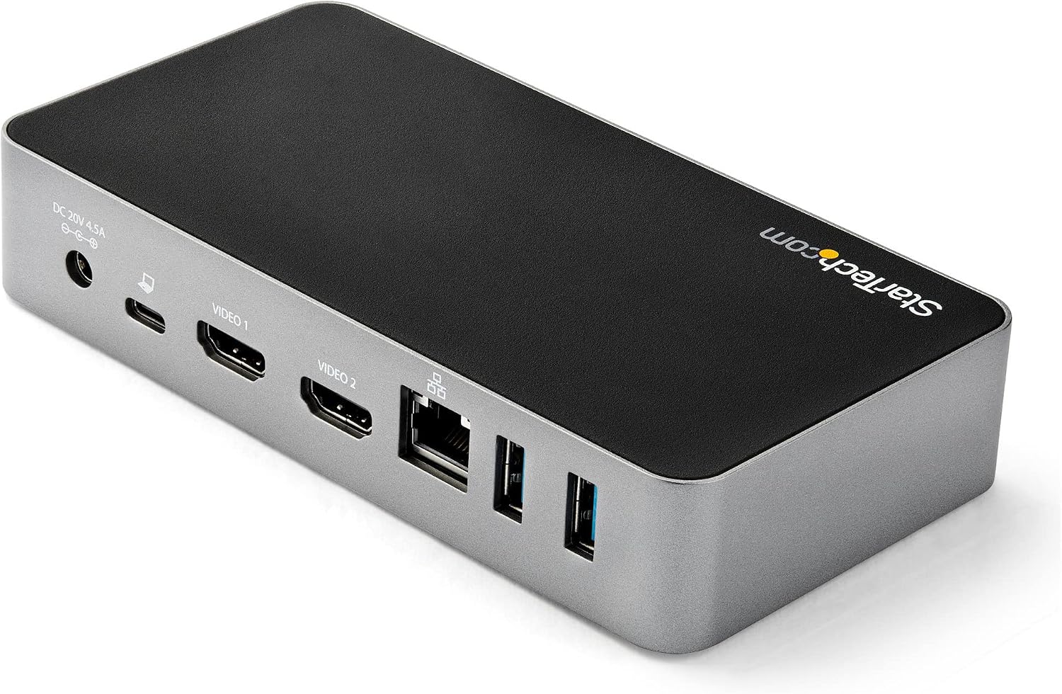 StarTech.com USB-C Dock - Single Monitor 4K 30Hz HDMI Laptop Docking Station with 85W Power Delivery, 4pt USB 3.0 Hub, Gb Ethernet, Audio - Compact USB 3.1 Gen 1 Type-C Dock - Mac & PC (DK30CHDPDUE)