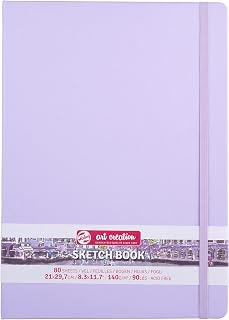 Talens Art Creation Sketchbook 80 Sheets, 21 cm x 30 cm, Pastel Violet