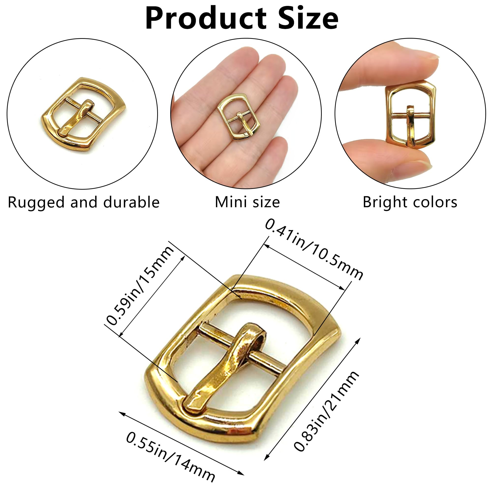 30 Pcs Fibbia Rullo Fibbia Cintura Piccole Fibbie Metallo Pelle Fibbia Ad Ardiglione Hardware Fibbie Scarpe Borse Scarpe Cintura Fai Da Te Accessori