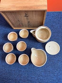 Amazon.co.jp: 萩焼 指月窯 波多野善蔵 茶器セット 宝瓶1