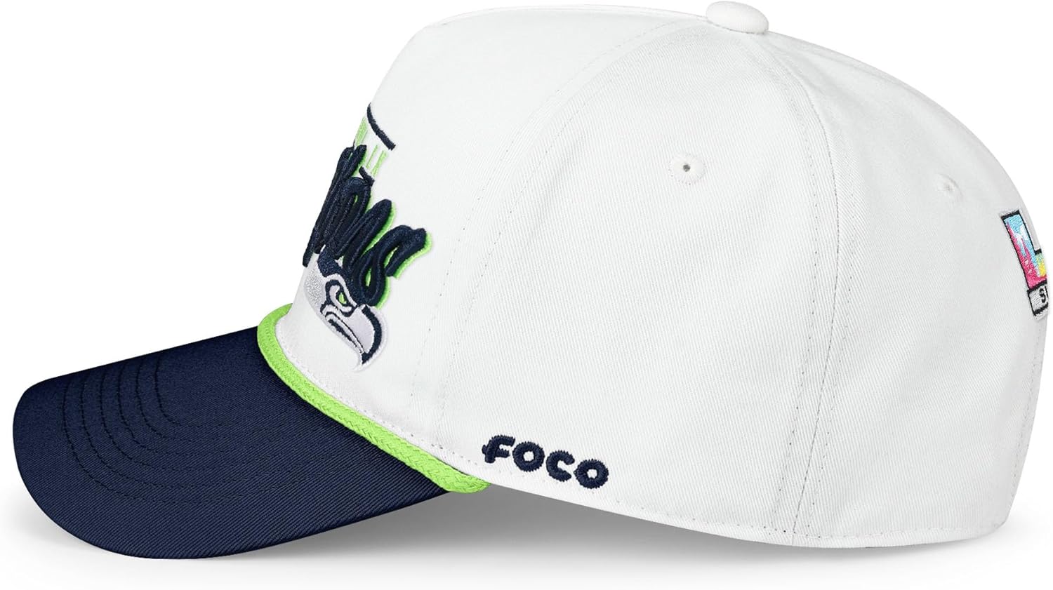 FOCO Seattle Seahawks NFL Super Bowl LX Champions Monty Script Marquee RF Cap - Image 2